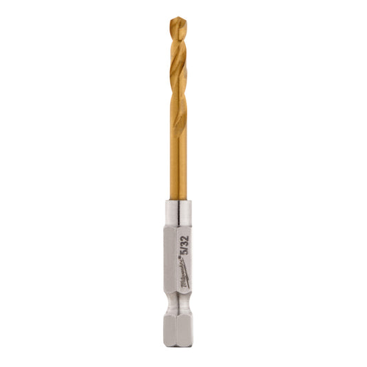 5/32" SHOCKWAVE™ Impact Duty RED HELIX™ Titanium Drill Bit