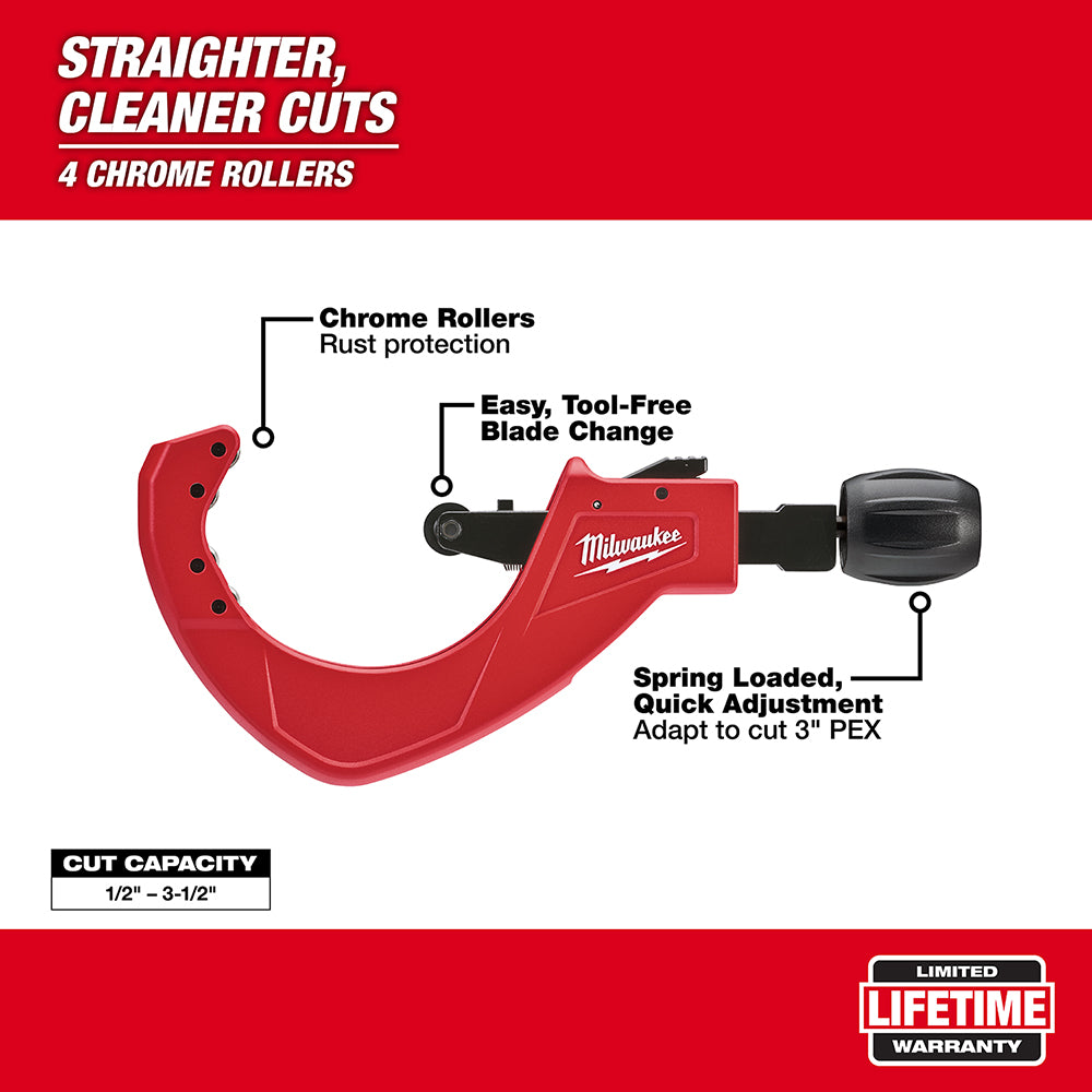 3-1/2 in. Quick Adjust Copper Tubing Cutter