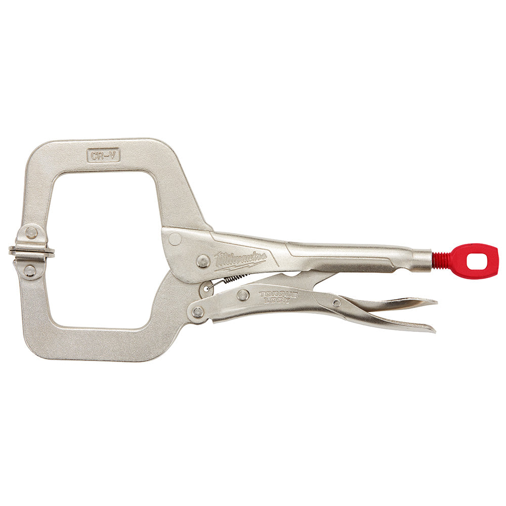 11 in. TORQUE LOCK™ Locking C-Clamp With Swivel Jaws