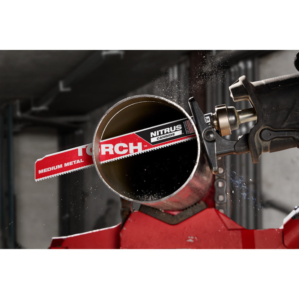 9" 10 TPI TORCH™ with NITRUS™ Carbide Teeth for Conduit and Strut SAWZALL® Blade (3 PK)