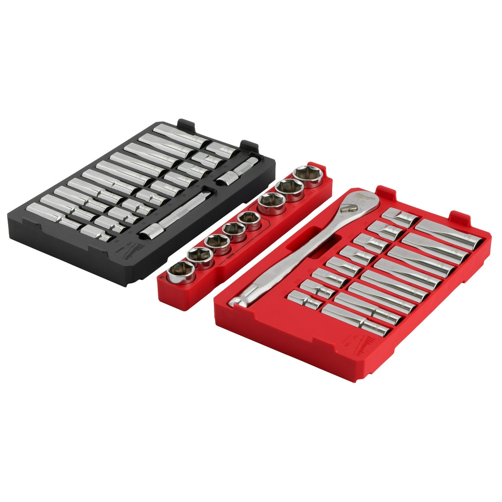 47PC 1/2" Drive Ratchet & Socket Set with PACKOUT™ Organizer