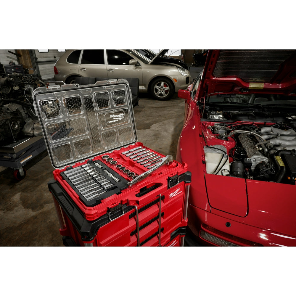 47PC 1/2" Drive Ratchet & Socket Set with PACKOUT™ Organizer