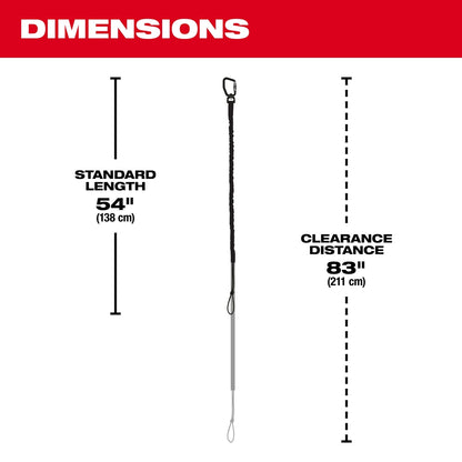 15 Lbs. 54 in. Extended Reach Locking Tool Lanyard