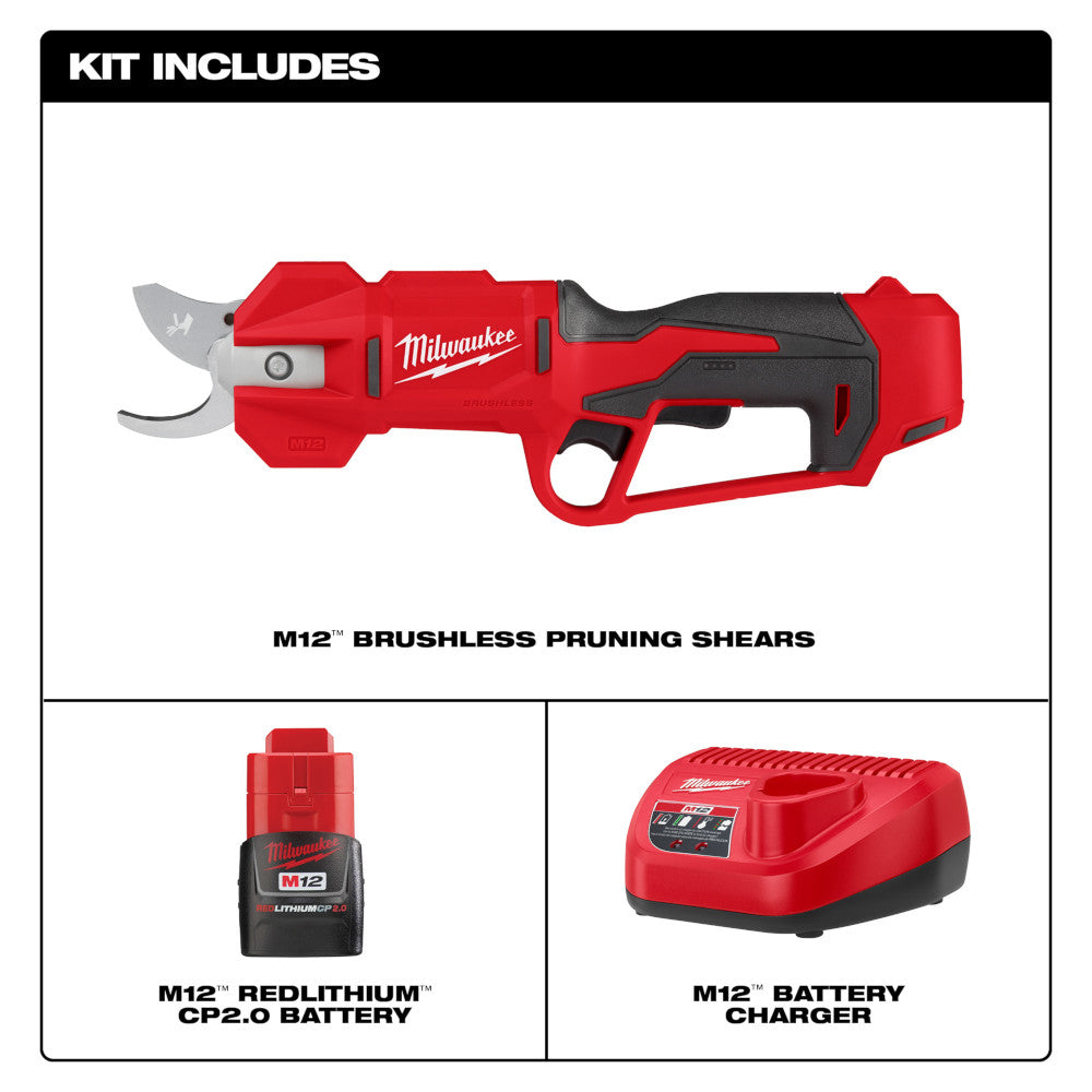 M12™ Brushless Pruning Shears Kit