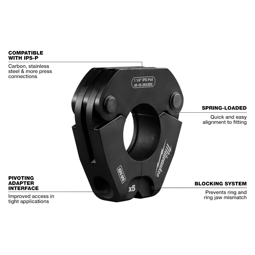 2" IPS-P Pivoting Press Ring for M18™ FORCE LOGIC™ Press Tools