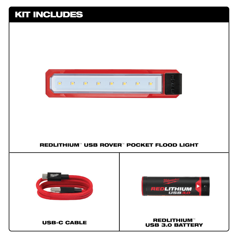 REDLITHIUM™ USB ROVER™ Pocket Flood Light