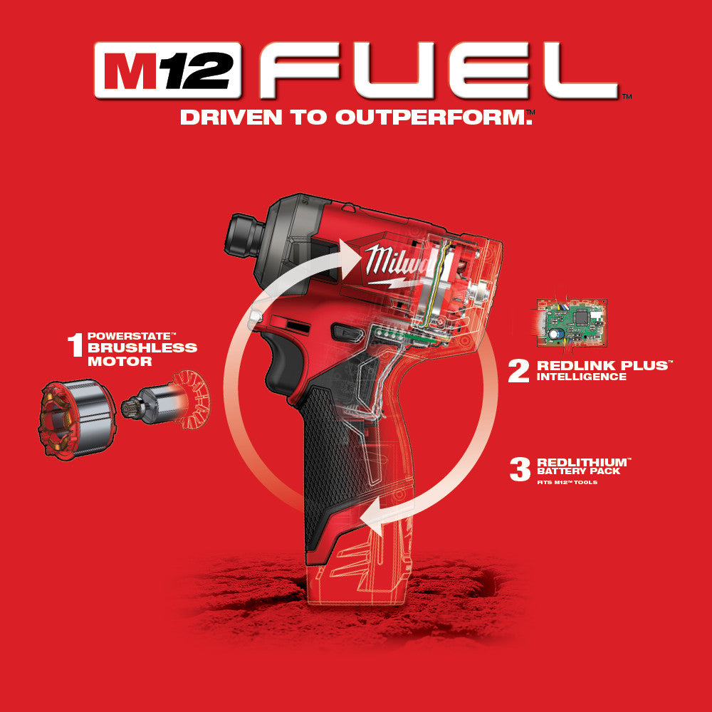 M12 FUEL™ SURGE™ 1/4 in. Hex Hydraulic Driver