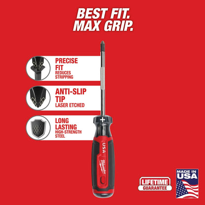 4PC Cushion Grip Screwdriver Kit (USA)