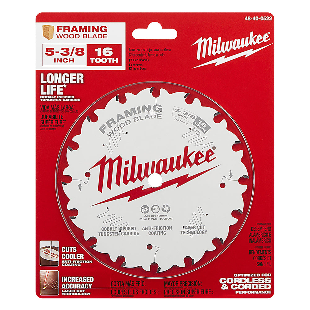 5-3/8" 16T Framing Circular Saw Blade