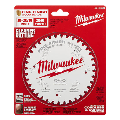 5-3/8" 36T Fine Finish Circular Saw Blade