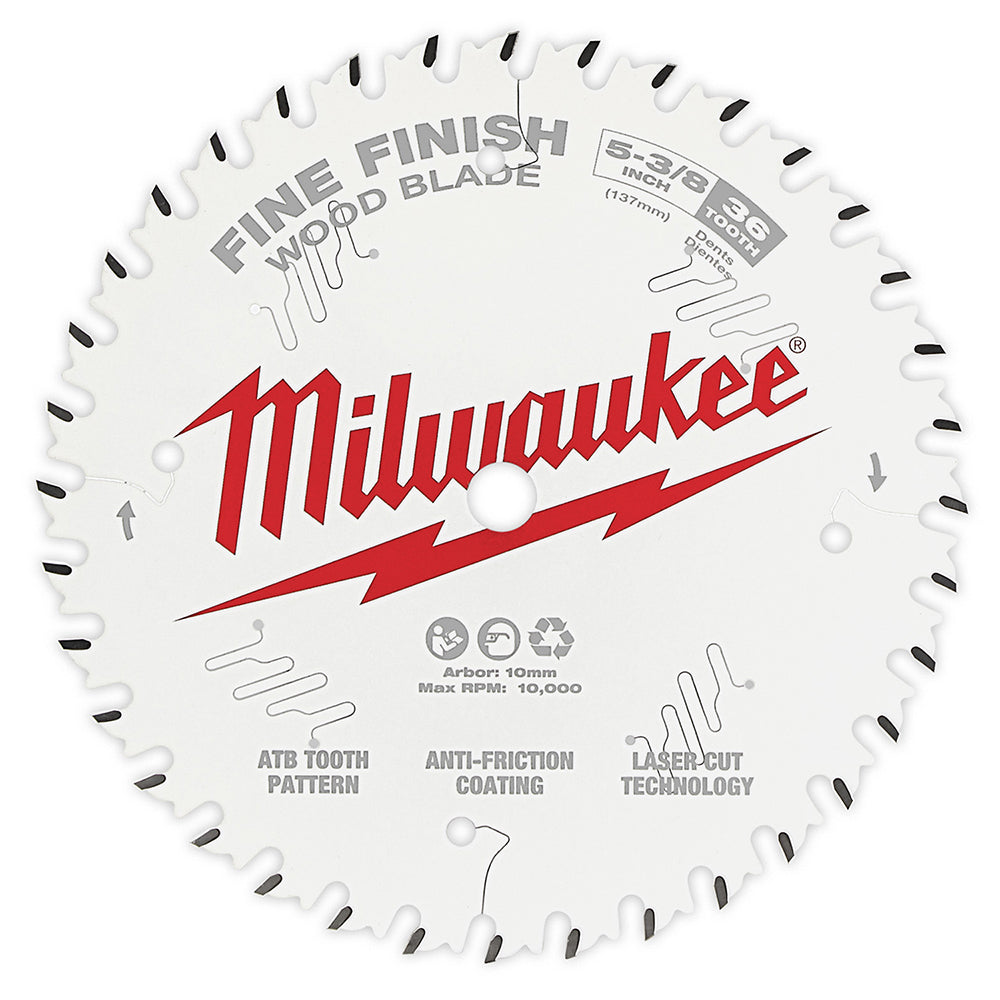 5-3/8" 36T Fine Finish Circular Saw Blade