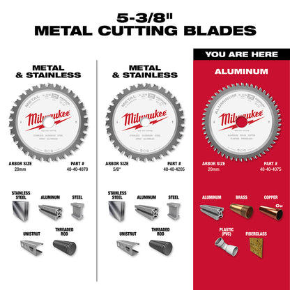 5-3/8" Aluminum Cutting Circular Saw Blade