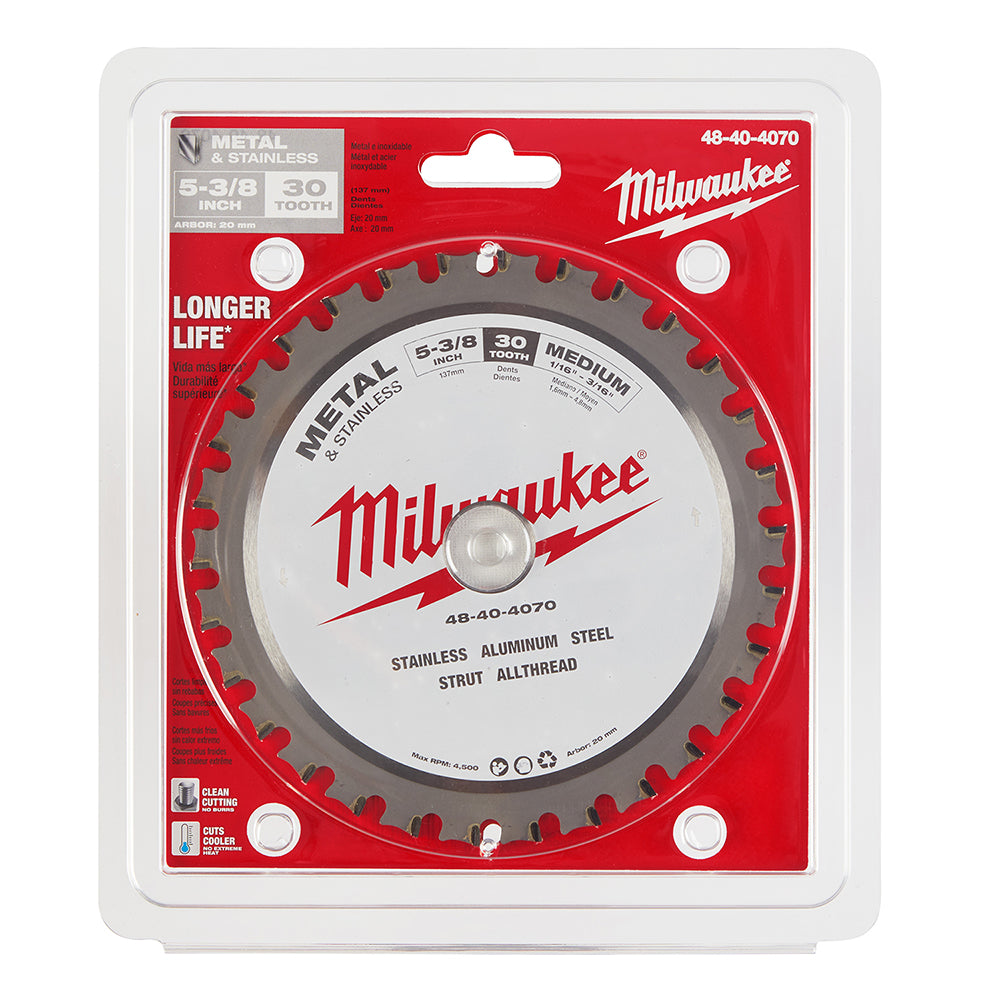 5-3/8" Metal & Stainless Cutting Circular Saw Blade