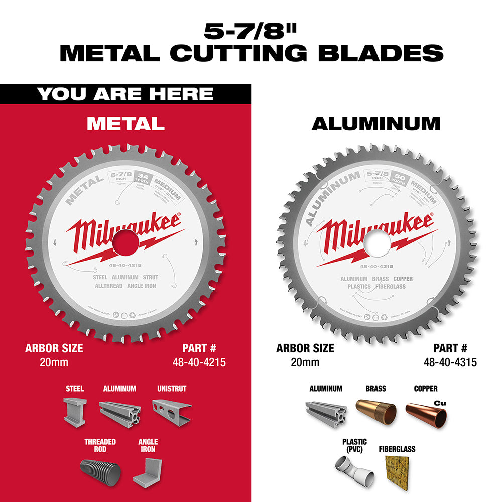 5-7/8" Metal Cutting Circular Saw Blade