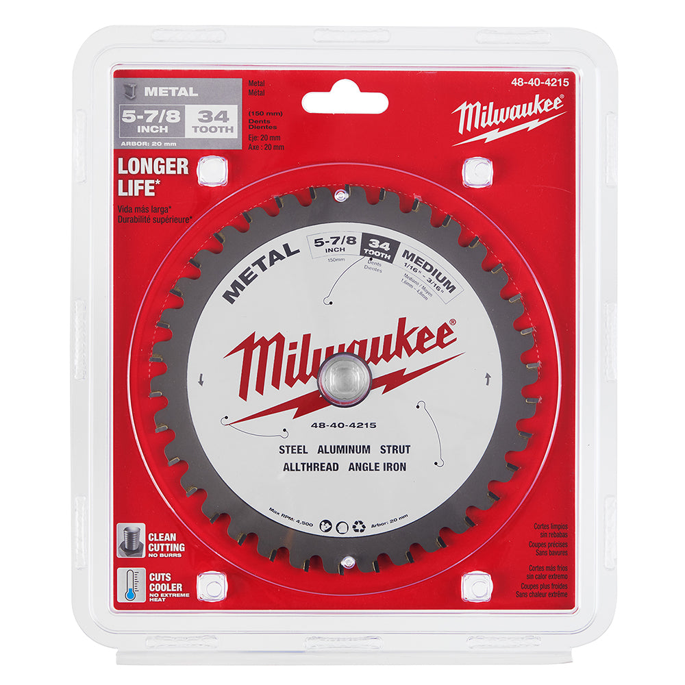 5-7/8" Metal Cutting Circular Saw Blade