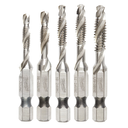 5 Pc SHOCKWAVE™ Impact Duty Drill and Tap Bit Set