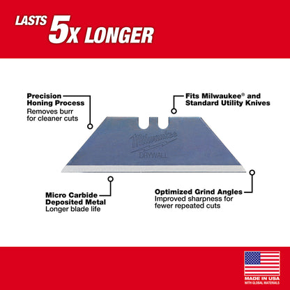 5-Piece Drywall Utility Knife Blades