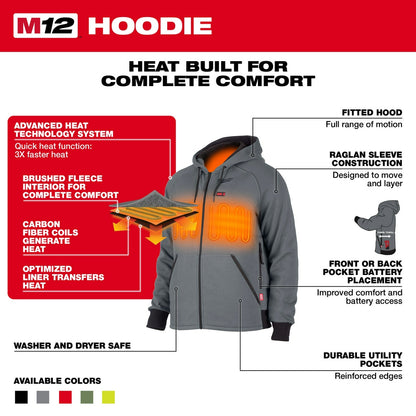 M12™ Heated Hoodie Kit Black XL