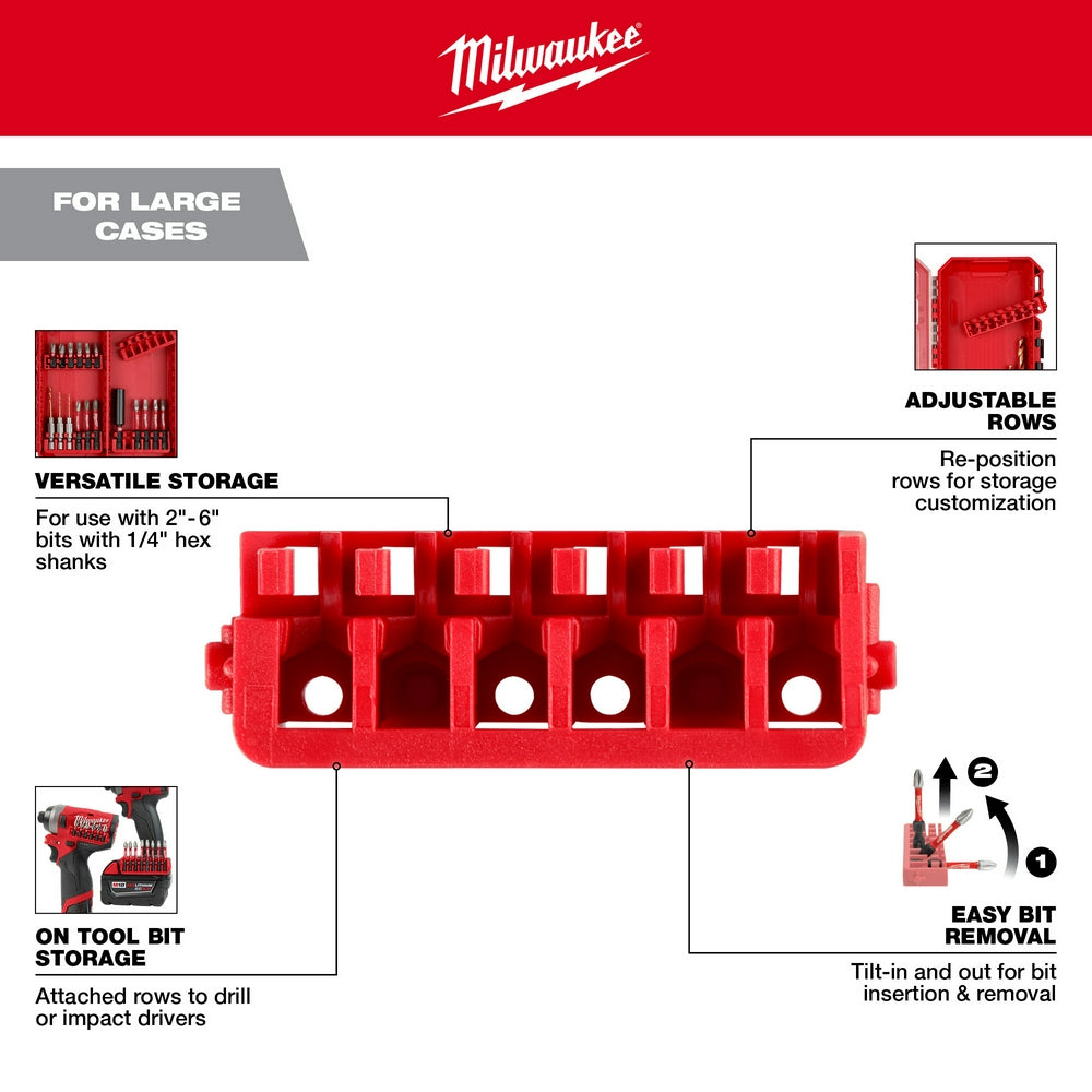Large Case Rows for Impact Driver Accessories (5 PK)