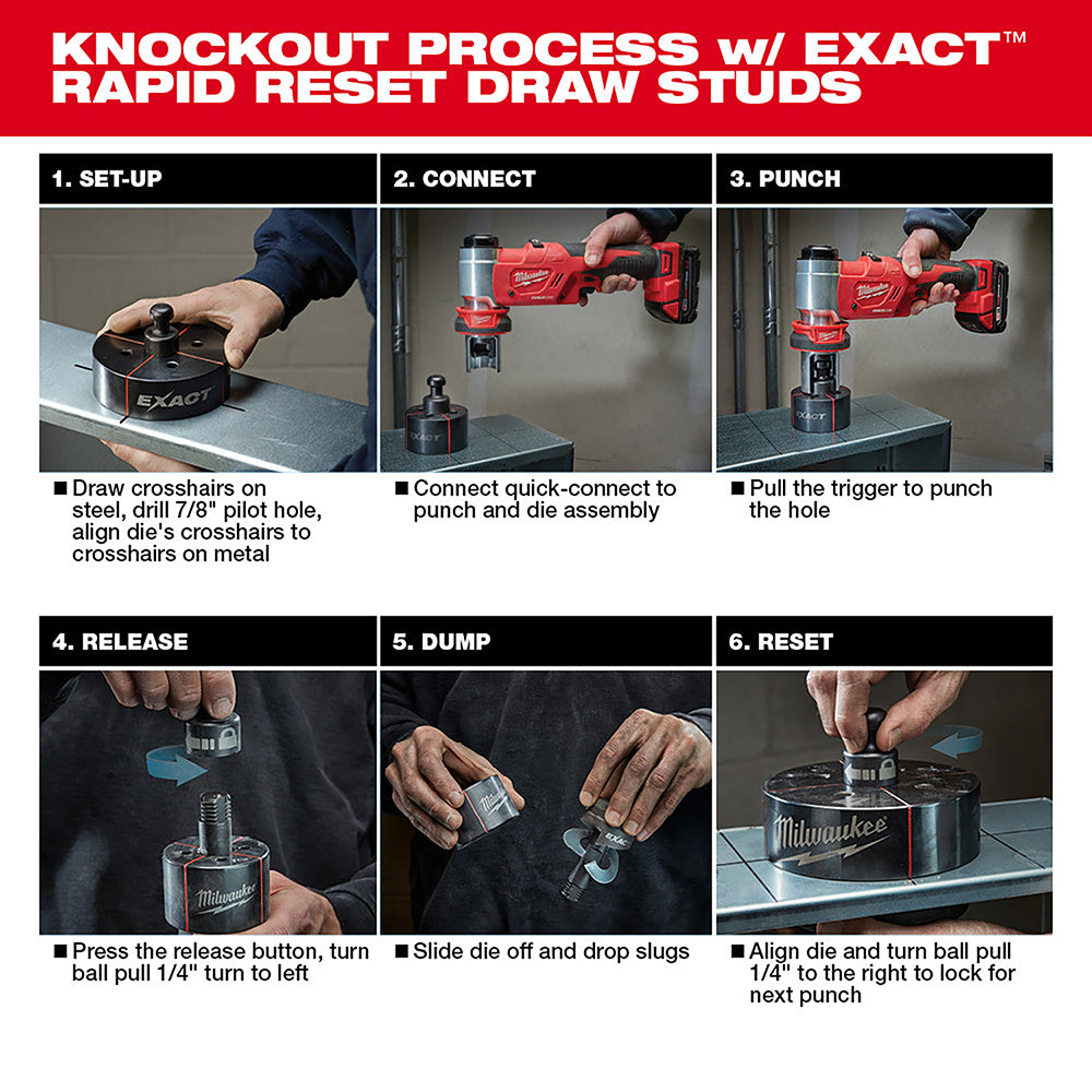 M18™ FORCE LOGIC™ 6T Knockout Tool 1/2 in. – 4 in.