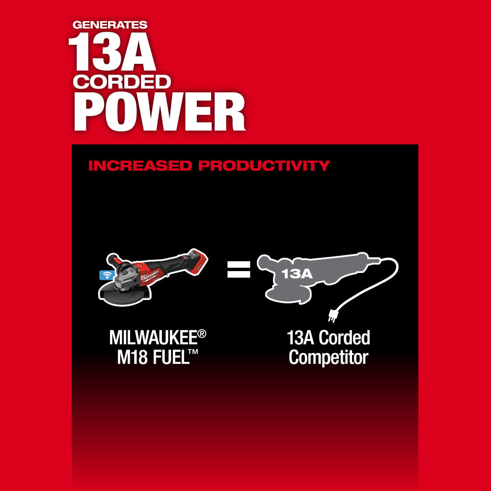 M18 FUEL™ 7" Variable Speed Braking Grinder