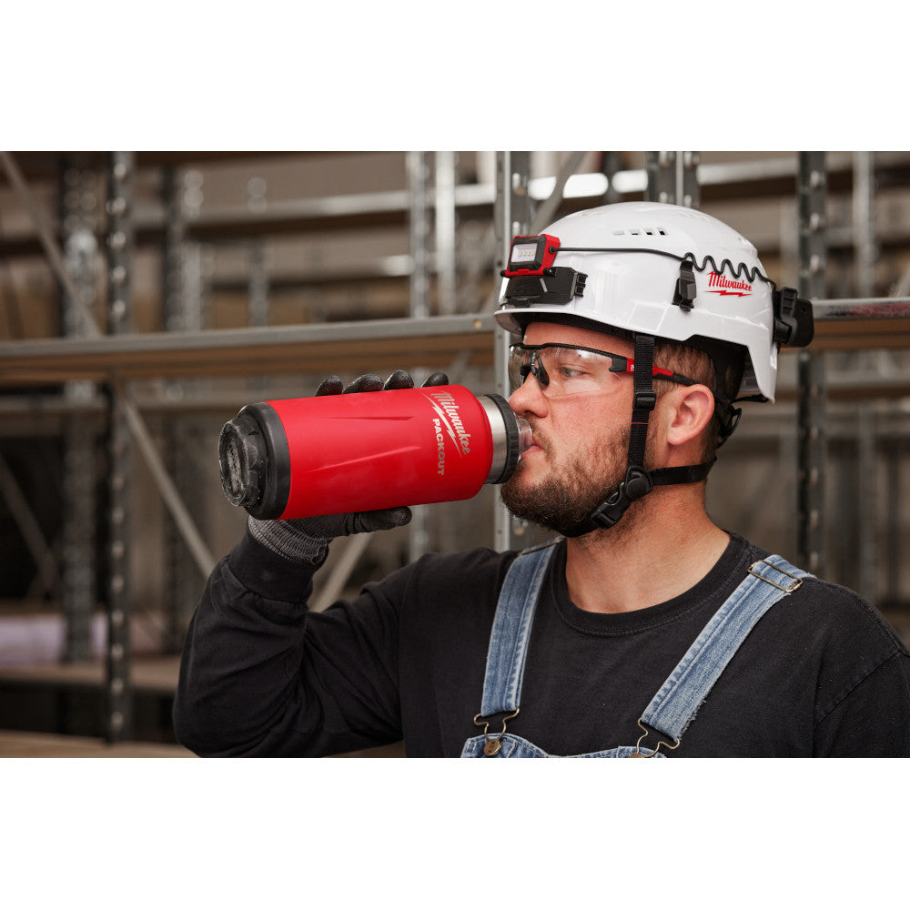 PACKOUT™ 24oz Insulated Bottle with Chug Lid - Red