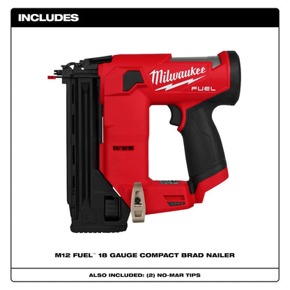 M12 FUEL™ 18 Gauge Compact Brad Nailer