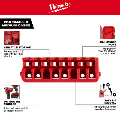Small & Medium Case Rows for Impact Driver Accessories (5 PK)