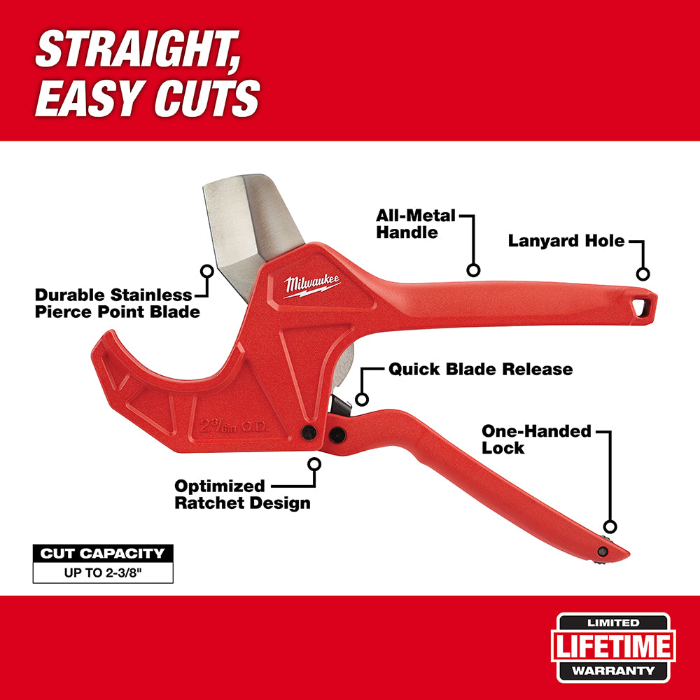 2-3/8 in. Ratcheting Pipe Cutter