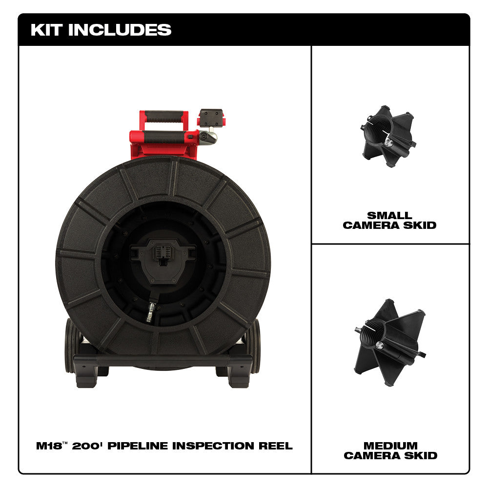 M18™ 200 ft Pipeline Inspection Reel