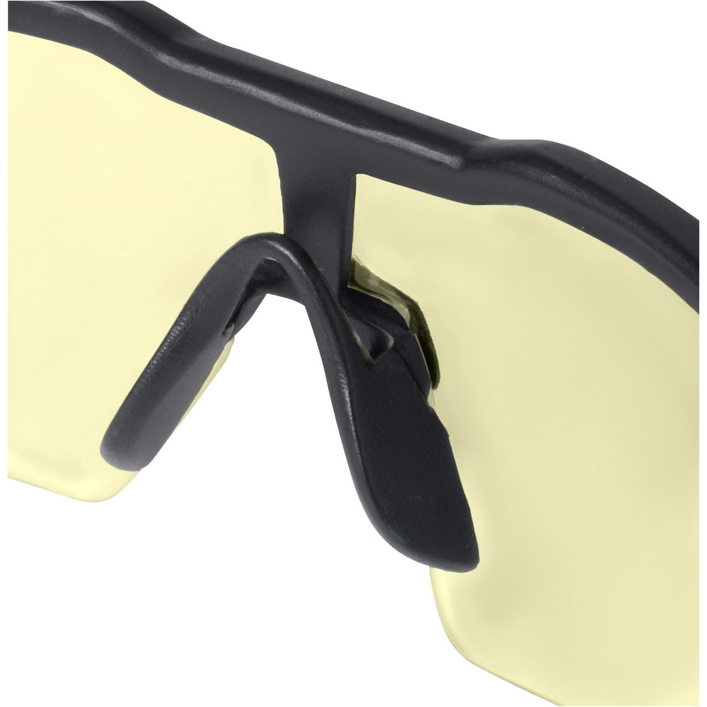 Safety Glasses - Yellow Anti-Scratch Lenses