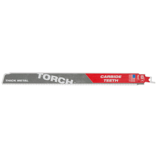 12" 8 TPI TORCH™ with Carbide Teeth for Thick Metal SAWZALL® Blade (1 PK)