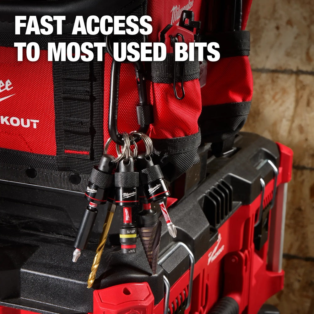 5PC Bit Holder with Carabiner