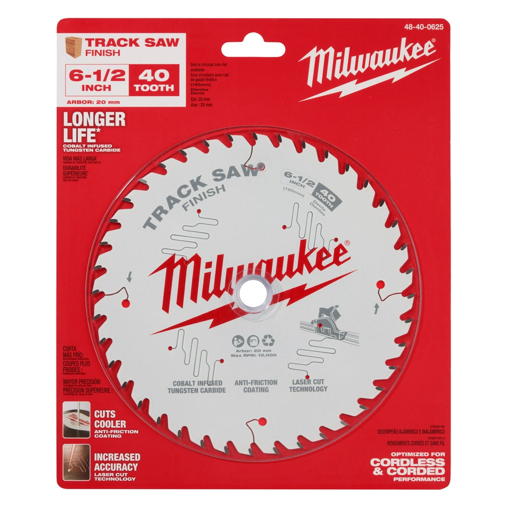 6-1/2” 40T Finish Track Saw Blade