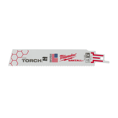 6" 10 TPI TORCH™ SAWZALL® Blade for Thick Metal (5 PK)