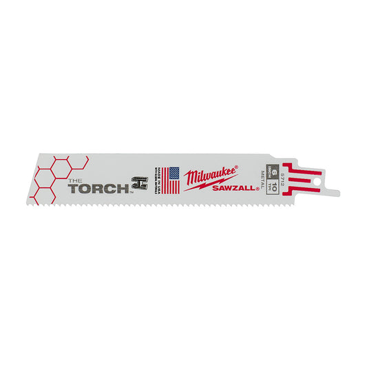 6" 10 TPI TORCH™ SAWZALL® Blade for Thick Metal (5 PK)