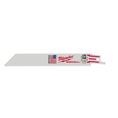 6" 14 TPI SAWZALL® Blade for Medium Metal (5 PK)
