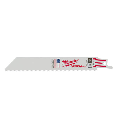 6" 14 TPI SAWZALL® Blade for Medium Metal (5 PK)
