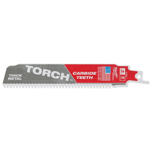 6" 8 TPI TORCH™ with Carbide Teeth SAWZALL® Blade (1 PK)