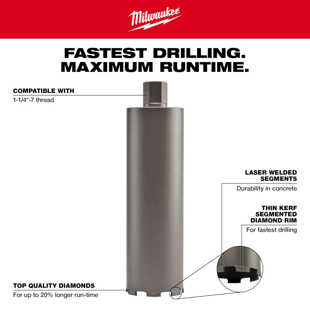 6" DIAMOND ULTRA™ Dry Core Bit