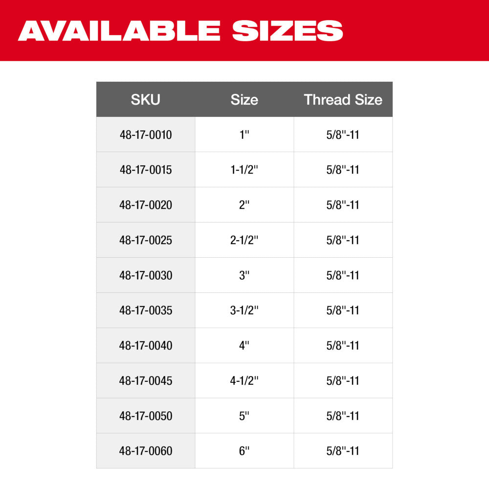 6" Dry Core Masonry Bit