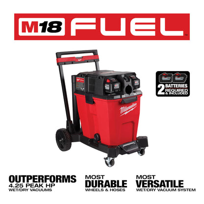 M18 FUEL™ 12 Gallon Dual-Battery Wet/Dry Vacuum Kit