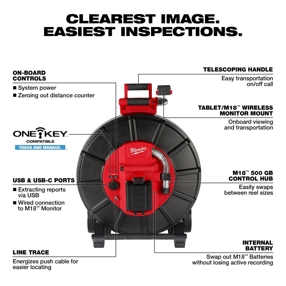 M18™ 325’ Stiff Pipeline Inspection System