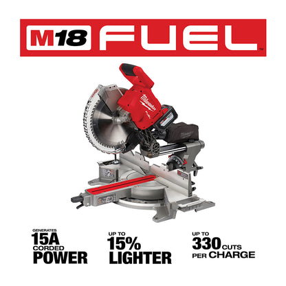 M18 FUEL™ 12 in. Dual Bevel Sliding Compound Miter Saw Kit