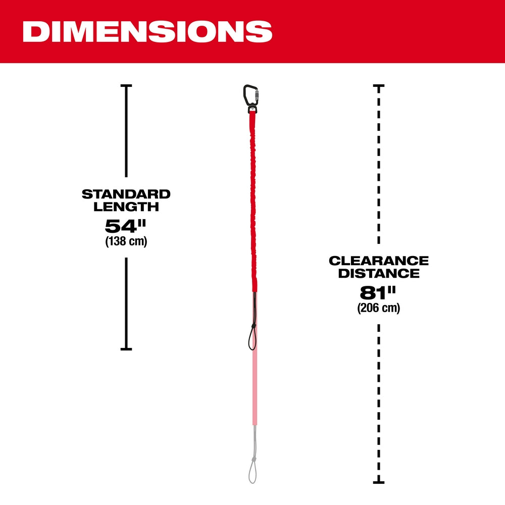 10 Lb. Extended Reach Locking Tool Lanyard