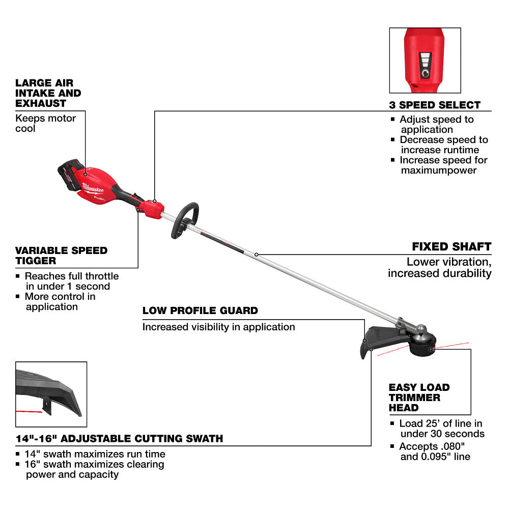 M18 FUEL™  16" String Trimmer Kit