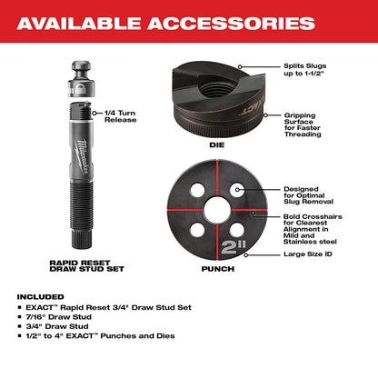 M18™ FORCE LOGIC™ 6T Knockout Tool 1/2 in. – 4 in.