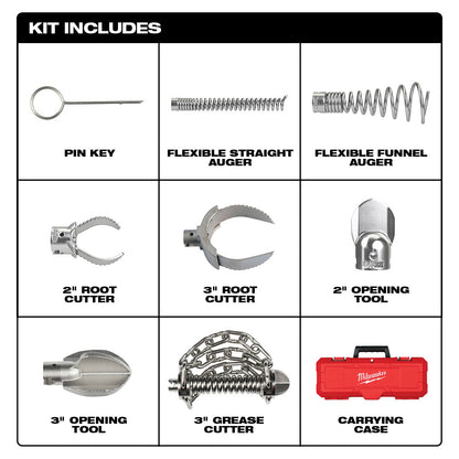 2" - 4" Head Attachment Kit For 7/8" Sectional Cable