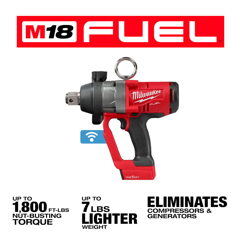 M18 FUEL™ 1" High Torque Impact Wrench w/ ONE-KEY™