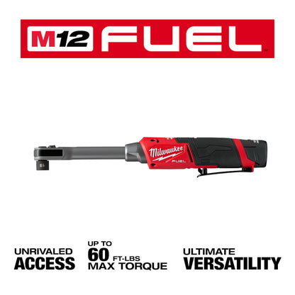 M12 FUEL™ INSIDER™ Extended Reach Box Ratchet Kit